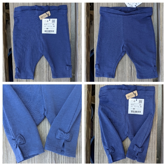 Zara Bottoms Zara Baby Girl Bow Leggings 92m Nwt Poshmark
